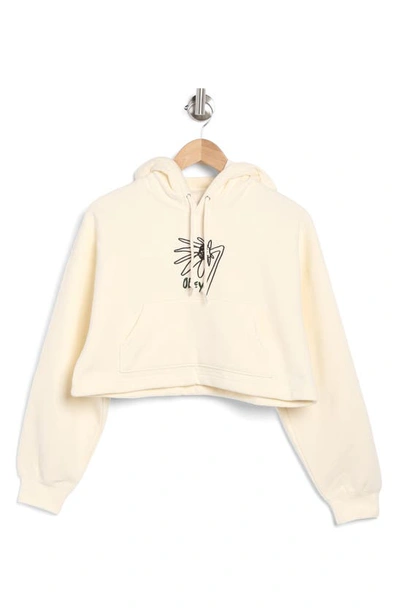 Obey Willow Baby Hoodie In Unbleached