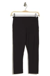 Z By Zella Perform High Waist Pocket Crop Leggings In Black