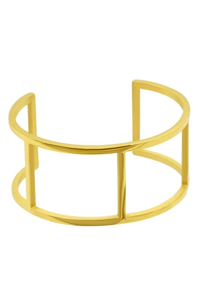 Adornia Water Resistant Cuff Bracelet In Gold