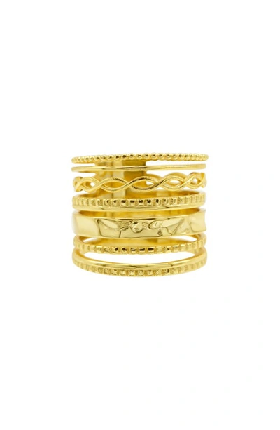 Adornia Stacked Ring In Gold