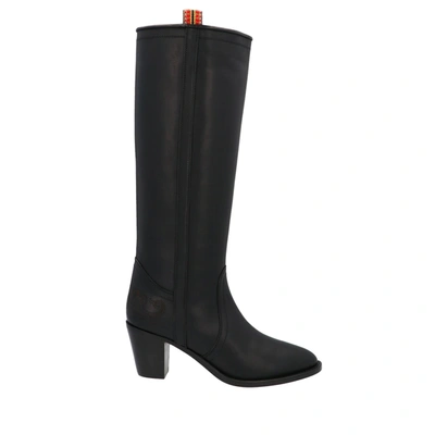 Etro Leather Boots In Black