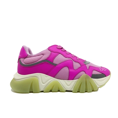 Versace Logo Sneakers In Pink