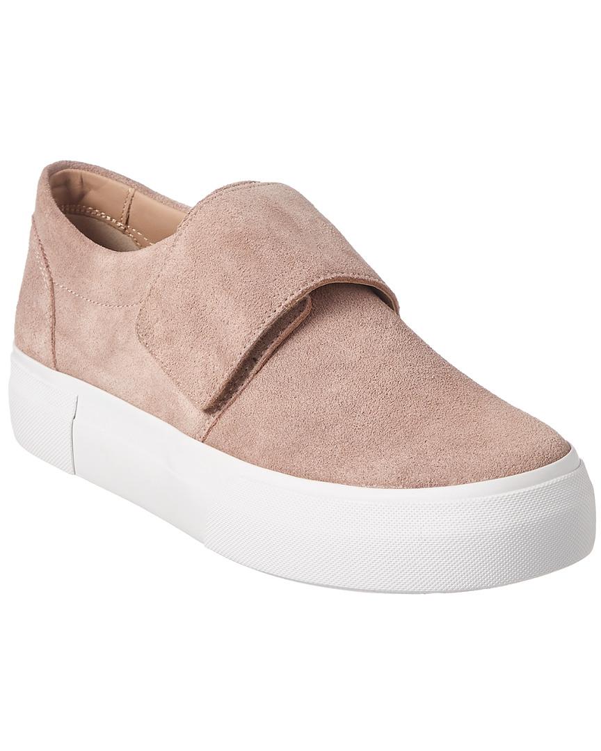 vince cage suede sneakers