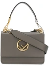 Fendi Kan I Logo Bag - Grey