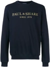Paul & Shark Logo Print Sweatshirt - Blue