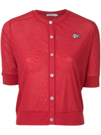 Guild Prime X Sander Studio Logo Short-sleeve Cardigan - Red