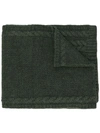 Moncler Wool Scarf In Green