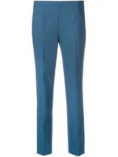 Incotex By Slowear Straight Plain Trousers - Blue
