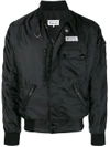 Maison Margiela Multi-pocket Bomber Jacket In Black