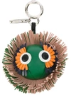 Fendi Bags Bug Keyring In Green