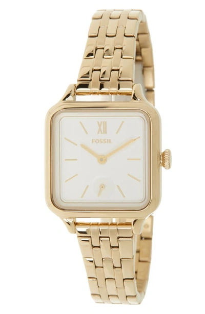 Fossil Colleen Two-hand Quartz Bracelet Watch, 28mm In Gold