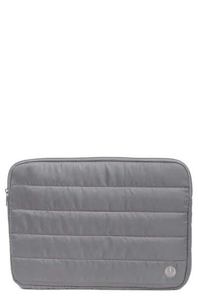 Mytagalongs Rib Laptop Sleeve In Grey