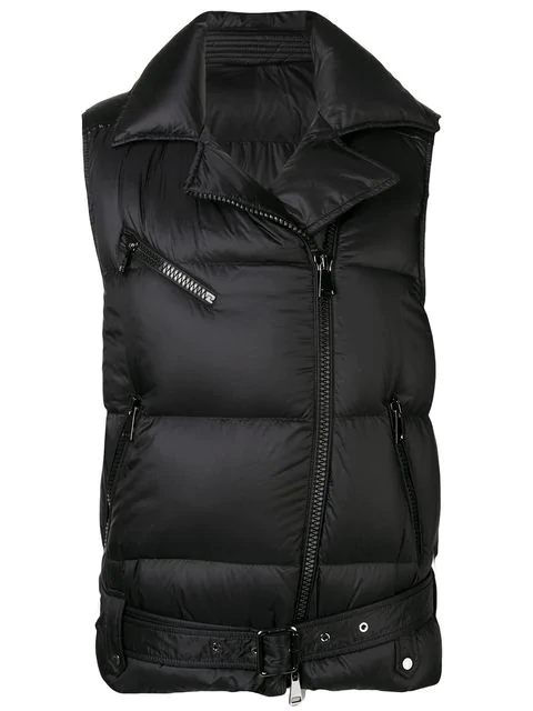 Moncler Sleeveless Puffer Jacket In Black | ModeSens