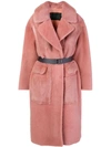 Blancha Oversized Coat - Pink