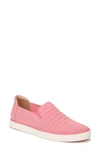 Soul Naturalizer Kemper Slip-on Sneaker In Flamingo Pink Flyknit Fabric