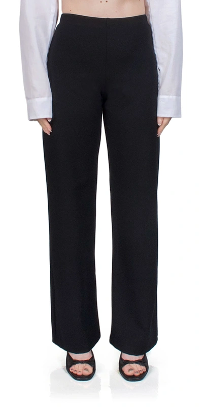 Leset Rio Wide Leg Pant In Black