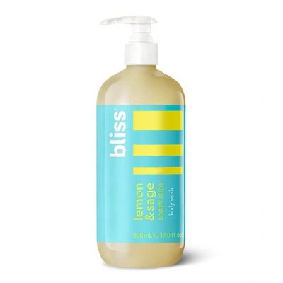 Bliss Lemon & Sage Soapy Suds Body Wash In White