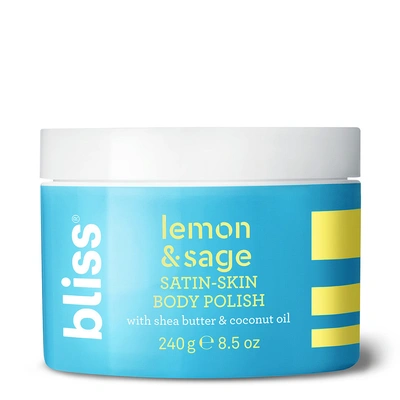 Bliss Lemon & Sage Satin-skin Body Scrub In White