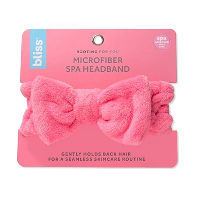 Bliss World Store Rooting For You Spa Headband-pink In White
