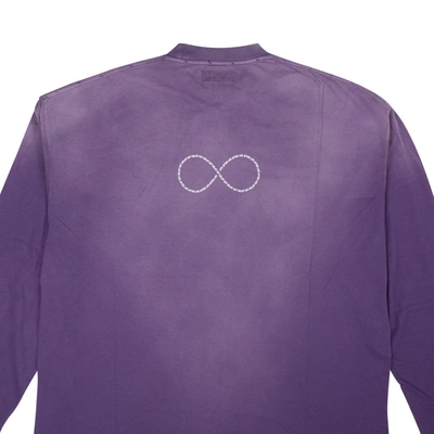Vetements Washed Purple Afterlife Long Sleeve T-shirt