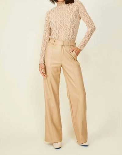 Line And Dot Carmela Pant In Tan In Multi