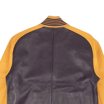 Needles Purple And Gold Wool Award Logo Patches Jacket In Multi