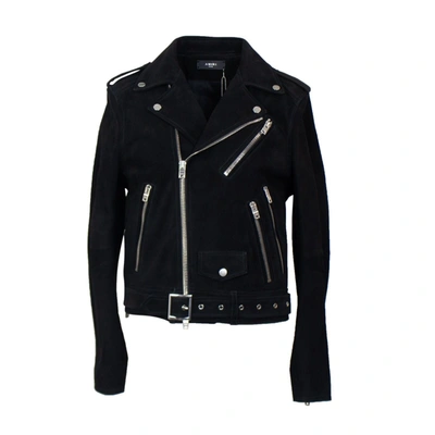 Amiri Black Perfecto Jacket In Multi
