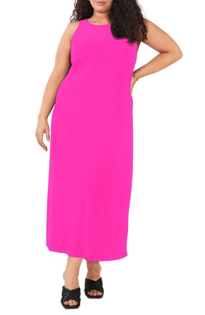 Vince Camuto Sleeveless Midi Dress In Frcly Fuchsia