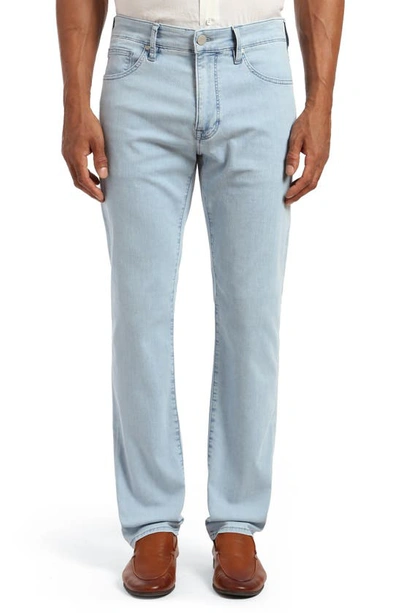 34 Heritage Courage Straight Leg Jeans In Bleached Kona