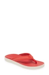 Olukai Leeward Flip Flop In Red Lava / Red Lava