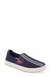 Olukai Lae'ahi Slip-on Sneaker In Navy / Stripe