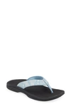 Olukai Ohana Flip Flop In Pale Blue / Black