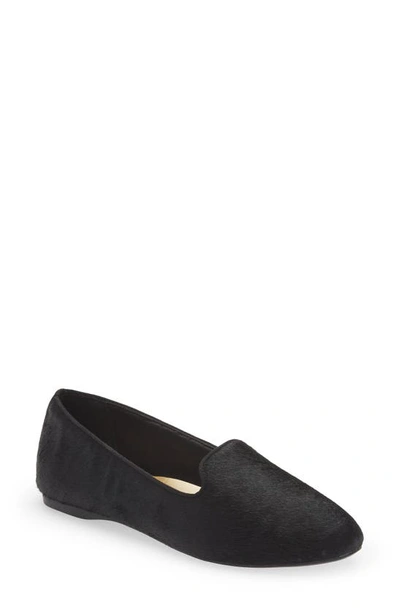 Birdies Blackbird Genuine Calf Hair Loafer In Black Calf Hair