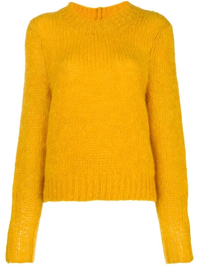 Isabel Marant Cropped Sweater - Yellow & Orange