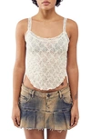 Bdg Urban Outfitters Jaida Lace Camisole In Ecru