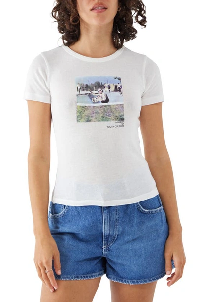 Bdg Urban Outfitters Museum Of Youth Graphic Baby T-shirt In White