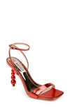 Badgley Mischka Ivette Ii Ankle Strap Sandal In Ruby