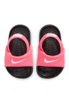 Nike Kids' Kawa Slingback Sandal In Digital Pink/ White/ Black