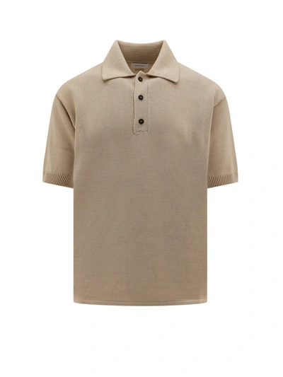 Ferragamo Polo Shirt In Brown