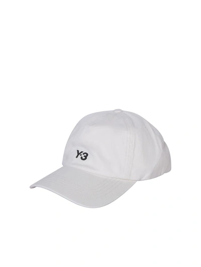 Y-3 Adidas Hats In White