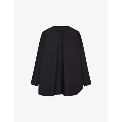 Joseph Poplin Botha Blouse In Black