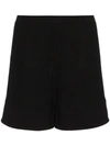 Rick Owens Mid Rise Cotton Blend Boxer Shorts In Black