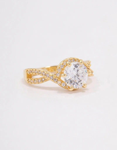Lovisa Gold Plated Round Infinity Halo Ring
