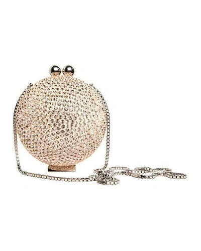 Marzook Crystal Orb Minaudiere In Gold