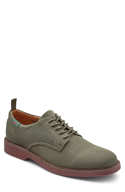 G.h.bass Pasadena Plain Toe Knit Derby In Army Green