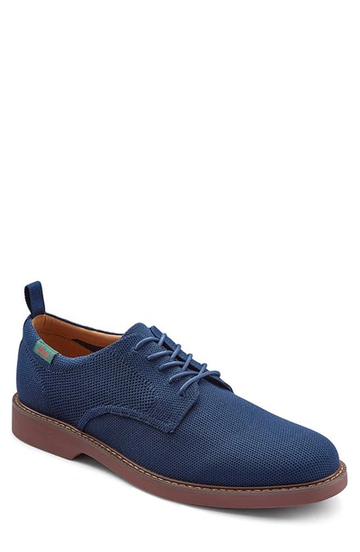 G.h.bass Pasadena Plain Toe Knit Derby In Navy