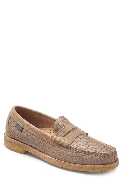G.h.bass Larson Woven Penny Loafer In Sand