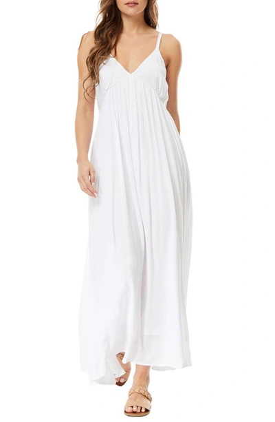 By Design Sasha Crinkle Maxi Dress In White