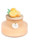 Portofino Candles Decorative Lid Scented Jar Candle In Coral