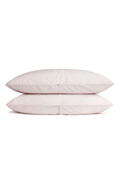 Parachute Set Of 2 100% Cotton Percale Pillowcases In Blush